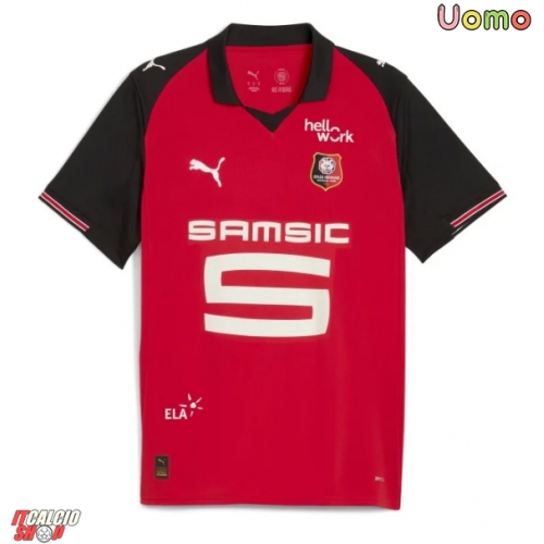 Stade Rennais Quentin Merlin #26 Prima Maglia 2025-26 Manica Corta